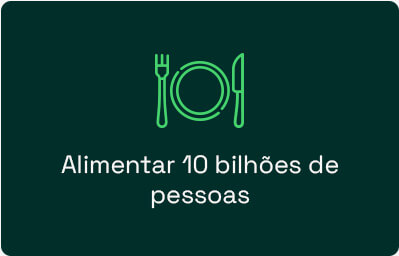 Alimentar 10 bilhões de pessoas​